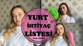 Yurt İhtiyaç Listesi  Bunları Götürmeyi SAKIN Unutma kykyurt [upl. by Amlet]