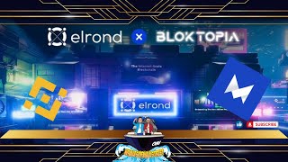 EGLD Elrond  Binance Staking Maiar Launch Bloktopia Metaverse amp Chart Update [upl. by Anelak]