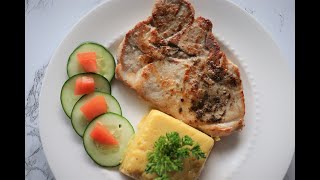 COMMENT FAIRE SAUTE DE COTELETTE DE PORC HOW TO MAKE SAUTEED PORK CHOP [upl. by Lilli]