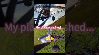 My 1200USD new RC scale plane crashed in 10 seconds scalemodel rccrash rcplane [upl. by Fitzsimmons]