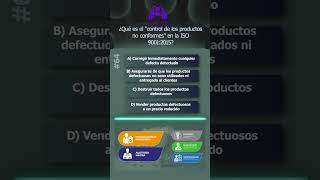 64 ¿Qué es el control de los productos no conformes en la ISO 9001 2015 [upl. by Hadihahs]