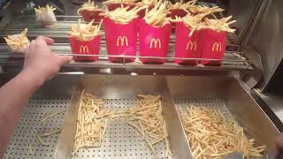 McDonalds POV Lunch Rush Fries Station [upl. by Walcoff352]