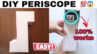 How to make a Periscope at home using Cardboard  DIY Periscope  Secret spy tool 🤫 Science project [upl. by Aicirtak997]