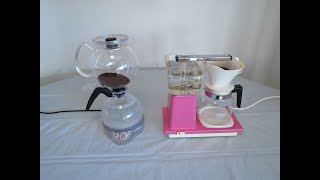 ePebo Siphon vs Pink coffee maker Speed Test [upl. by Amin]