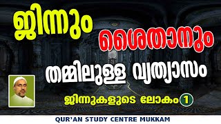 ജിന്നും ശൈതാനും തമ്മിലുള്ള വ്യത്യാസം  ജിന്നുകളുടെ ലോകം  Rahmathulla qasimi  06102024 [upl. by Salomie]