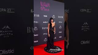 Una espectacular Aitana posando en los Bazar Woman of the Year 🖤 [upl. by Ahsoyem561]