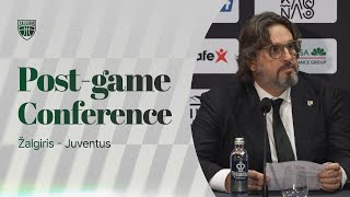 Andrea Trinchieri “We respected our job and fans today” [upl. by Hans157]