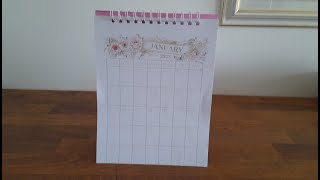 Calendrier à poser [upl. by Shargel]