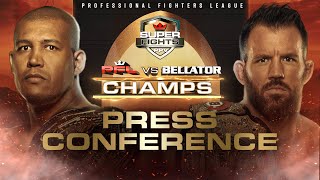 PFL CHAMPS VS BELLATOR CHAMPS Press Conference [upl. by Ailedua725]