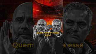 PEP GUARDIOLA VS JOSÉ MOURINHO QUEM VENCE 🤔 futebol shorts sports [upl. by Omlesna]