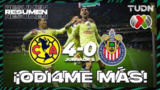 América 40 Chivas  HIGHLIGHTS  América 40 Chivas  AP2023J8  Liga Mx  TUDN [upl. by Mas]