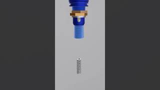 shorts Injection nozzle of marine diesel engine animation nozzle [upl. by Marti350]