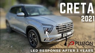 CRETA Upgraded Headlights Response After 3 Years 😲  CRETA EEXS [upl. by Akinnej171]