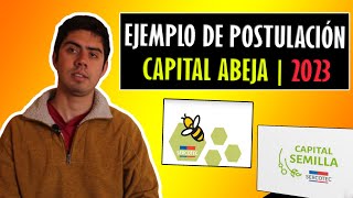 Cómo postular capital semilla o capital abeja 2023 [upl. by Spanjian]