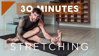 30 Minutes Full Body Deep Stretches Yoga [upl. by Eadmund209]