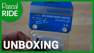 Shimano SMMA90 R160PS XTR Adaptor Rear 160mm  UNBOXING [upl. by Calesta]