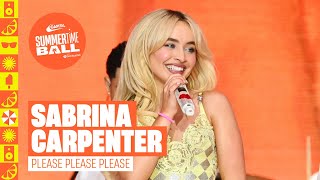 Sabrina Carpenter  Please Please Please Live at Capitals Summertime Ball 2024  Capital [upl. by Kreindler1]