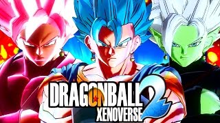 NUOVI PERSONAGGI DLC VEGITO SSGSS ZAMASU BLACK GOKU SSJ ROSE Dragon Ball Xenoverse 2 DLC Gameplay [upl. by Swenson]