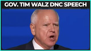 Governor Tim Walzs 2024 DNC Speech TYT Reacts [upl. by Hamlet]