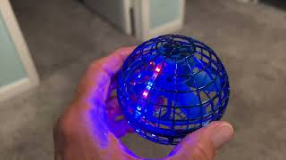 How to start and stop the flying Magic Hover Ball wonder sphere boomerang ball [upl. by Moss]