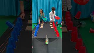 Best family boll roll and cup drope challenge shorts game [upl. by Oynotna]