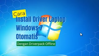 Cara install driver windows 7 di laptop otomatis dengan driverpack offline [upl. by Wittenburg]