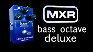 MXR M288 Bass Octave Deluxe Demo [upl. by Rodolfo71]