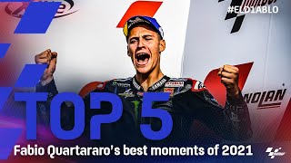 Fabio Quartararos Top 5 Moments of 2021 [upl. by Lemmueu]