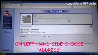 How to create FTP Scan account using Canon Remote UI From Computer [upl. by Piselli194]