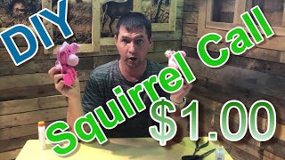 DIY Squirrel Call fast and easy to make Really Works [upl. by Lamprey]