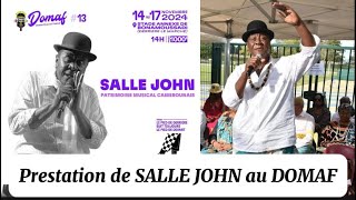 La légende SALLE JOHN en prestation sur la scène du Douala music art festival  ambassibey [upl. by Sairtemed]