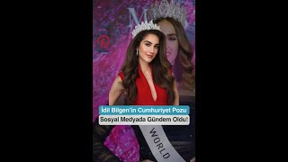 İdil Bilgen’in Cumhuriyet Pozu Sosyal Medyada Gündem Oldu [upl. by Kordula865]