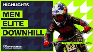 MontSainteAnne  Men Elite DHI Highlights  2023 UCI Mountain Bike World Cup [upl. by Hawley]