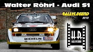 Rally LEGEND 2010  Walter Röhrl  Audi S1  HRrallystudio [upl. by Palecek175]