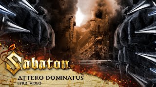 SABATON  Attero Dominatus Official Lyric Video [upl. by Attirehs]