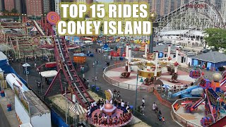 Top 15 Rides at Coney Island [upl. by Mcgaw]