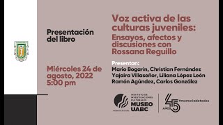 Voz activa de las culturas juveniles Ensayos afectos y discusiones con Rossana Reguillo [upl. by Ahearn]