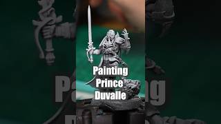 Painting Prince Duvalle from Warcry Crypt of Blood warhammerminiatures [upl. by Eisac506]