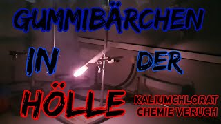 Kaliumchlorat Chemie Versuch  Gummibär in der Hölle [upl. by Norrahs535]