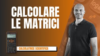 Esercizio svolto sulle MATRICI con la calcolatrice Sharp [upl. by Faye]