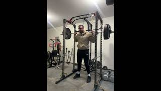 315lb pause squats x 8 power legday shorts sports squat gym motivation powerlifting funny [upl. by Oiuqise]