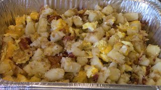 Breakfast Scramble  Blackstone Griddle Cooking [upl. by Nyleahcim]