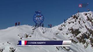 Winning run Marion Haerty  ChamonixMontBlanc staged in VallnordArcalís  FWT17 [upl. by Gapin]