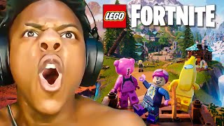 iShowSpeed Plays NEW Fortnite LEGO Mode [upl. by Malley]