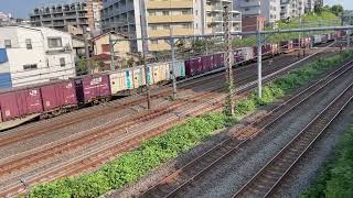 【４K映像】JR貨物 上り JR freight up train [upl. by Aneelahs871]