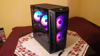 Lighting modes of Cooler Master MASTERBOX MB311L ARGB and 3 Pack Deep Cool CF120 Fans [upl. by Macswan]