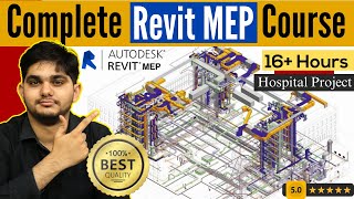 Complete REVIT MEP Tutorial for Beginners Hospital Project [upl. by Rica]