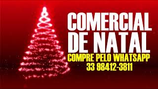 Comercial Natal Propaganda de Natal Clima Natalino 25 Dezembro Locutor Online Spot Vinheta [upl. by Klarika]