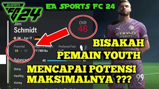 Eksperimen mengembangkan PEMAIN MUDA di FC 24 EA FC 24  Ryu Go Gaming [upl. by Ueik992]