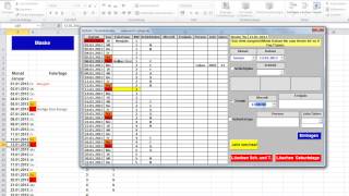 Terminkalender auf Basis einer Excel Datei Excel VBA Programmierung [upl. by Lichter]